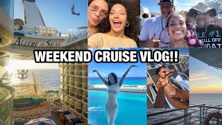 WEEKEND CRUISE VLOG ON ALLURE OF THE SEAS [upl. by Keyte]