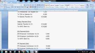 Salary entries for beginners  salary advance adjustment entry  Payroll entries [upl. by Albric]