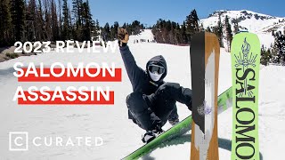 2023 Salomon Assassin Snowboard Review 2024 Same Tech Different Graphic  Curated [upl. by Norihs]