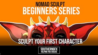 NOMAD FOR BEGINNERS – sculpting a character on the iPad [upl. by Venn503]