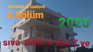 Müstakil ev maliyeti 4bölüm evyapımı köyevimaliyeti anahtarteslimfiyatları [upl. by Yorztif428]