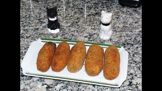 Croquetas de pollo y carne de res [upl. by Kilroy53]