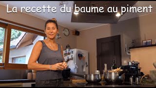 🔥 Recette du baume au piment quotmaisonquot [upl. by Nimajeb]