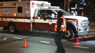 Fatal Motorcycle Vs FDNY Ambulance Crash Pelham Pkwy  Bronx [upl. by Irami]