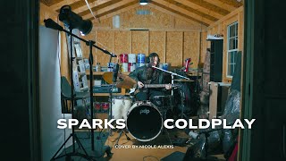 Sparks by Coldplay Live loop cover by Nicole Alexis [upl. by Ahsaetal]