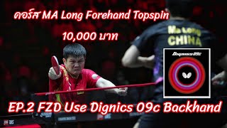 Viscaria Golden with Dignics 09c Fan Zhendong Backhand EP2 amp คอร์ส MA Long Forehand 10000฿ [upl. by Llerrit]