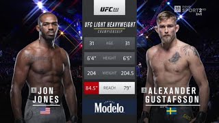 Jon Jones vs Alexander Gustafsson 2 [upl. by Floyd751]