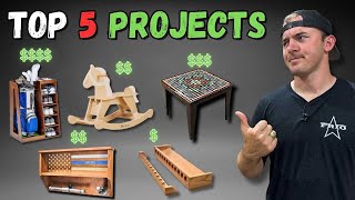 5 Projects to Make You 10k in 2024  Make Money Woodworking [upl. by Aihsas]