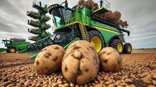 How American Farmer Harvest 683 Million of Tons of Potatoes  Farming Documentary [upl. by Itirp]