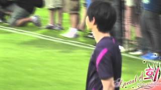 HDFancam 120523  Joongki warm up at Asian Dream Cup [upl. by Walczak]