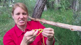 How to tie Square Lashing survival knot [upl. by Swamy]