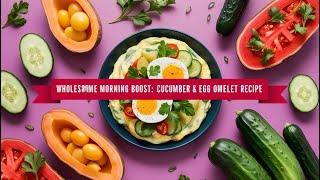 Wholesome Morning Boost Cucumber amp Potato Egg Omelet Recipe 🍳🥒🥔 [upl. by Anerres]