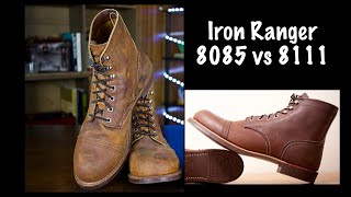 Red Wing Iron Ranger 8085 vs 8111 Comparison [upl. by Ruthe]