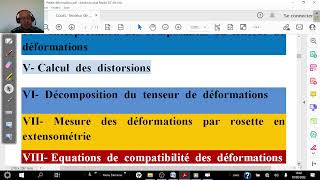 TENSEUR DE DEFORMATIONS  Petites déformations [upl. by Ardnic]