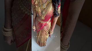 Mermaid saree draping for our bride [upl. by Eitak326]