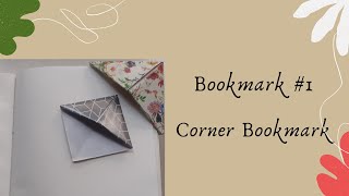 Easy DIY Paper Origami Bookmark [upl. by Offen]