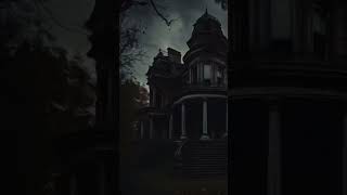 Hunted House Rainy Night shortvideo rain huntedhouse reels chill spookyseason [upl. by Mylander]