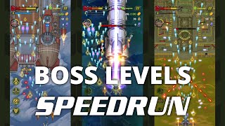 Speedrun through ALL Boss Levels 10400  1945 Airforce Gameplay [upl. by Celestyn]