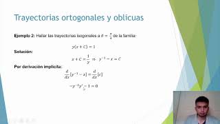 Ecuaciones Diferenciales trayectorias ortogonales y oblicuas [upl. by Morita]