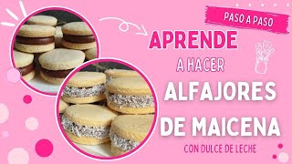 ALFAJORES DE MAICENA BIEN ARGENTINOS😍🇦🇷  la mejor receta [upl. by Veron]