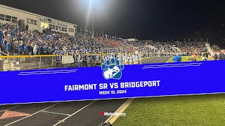 Fairmont Sr vs Bridgeport 2024 Football  GAME HIGHLIGHTS [upl. by Airbma18]