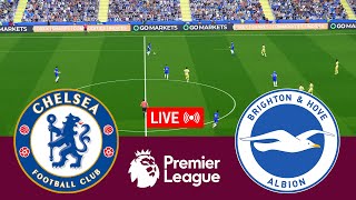 LIVE Chelsea vs Brighton Hove Albion Premier League 2425 Full Match  Video Game Simulation [upl. by Eednyl]