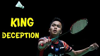 Anthony Ginting  KING OF DECEPTION and RALLY [upl. by Enotna]