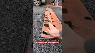 Pedeapsa celor ce nu respectă legea cars automobile roadspike [upl. by Aissirac]