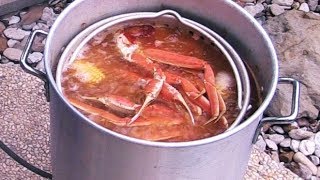 Cajun Seafood Boil  Snow Crab Legs amp Shrimp quotDIYquot [upl. by Aisyat833]