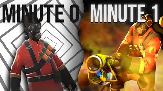 TF2 One Minute of ONLY Pyro [upl. by Delcina42]