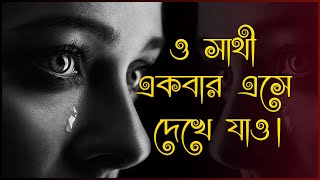 o Sathi ekbar eshe dekhe jao  ও সাথী একবার এসে দেখে যাও  Bangla cover song  বিরহের গান  2024 [upl. by Llenoj857]