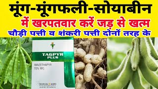 IMAZETHAPYR 70 WG । Tagpyr plus Tropical। मूंगफली और सोयाबीन की फसल में खरपतवारों का नियंत्रण। [upl. by Aridnere]