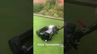 Our Allett Tournament cutting a bowling green allettmowers bowls groundsman [upl. by Maupin]