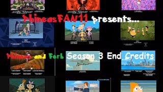 Phineas and Ferb  Season 3 End Credits with Captions [upl. by Egni]