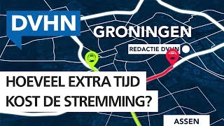 Help de zuidelijke ring van Groningen gaat dicht Hoeveel extra reistijd kost dat [upl. by Gebelein546]