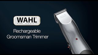 Wahl Groomsman® Beard amp Nose Cordless Rechargeable Trimmer 5622V [upl. by Courtund]