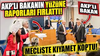 Sera Kadıgil AKPli Bakanın Yüzüne Raporları Fırlattı Mecliste Kıyamet Koptu [upl. by Linzy561]