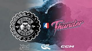 Polar Beers VS Arctic Thunder Div 4  24th July  IceHQ Beer League ice hockey [upl. by Nos]