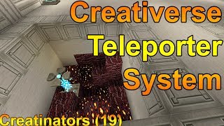 CREATIVERSE TELEPORTER ROOM  Creatinators 19  Creativerse Lets Play [upl. by Reddy]