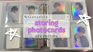 ☆ storing photocards 5  bts album pc broadcasts amp more ☆ [upl. by Sloatman]