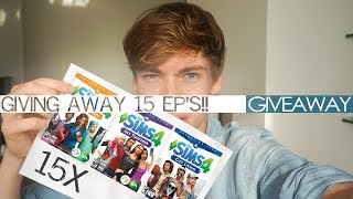 IM GIVING AWAY 15 SIMS 4 EXPANSION PACKS 100k subscriber celebration CLOSED [upl. by Mill]