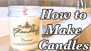 How to make scented candles  Candle making basics 101 [upl. by Thera]