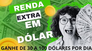 COMO GANHAR DINHEIRO EM DÓLAR MORANDO NO BRASIL [upl. by Yelsek]