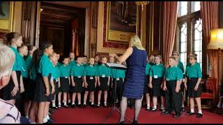 Lindley Junior School choir performance in Parliament [upl. by Drewett]