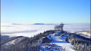 Narty Dolní Morava SKY Bridge 721 horská dráha Buková Hora  Čenkovice  Mikołaj Obieżyświat 54 [upl. by Laved]