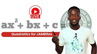 JAMB Mathematics Class Quadratics [upl. by Amye]