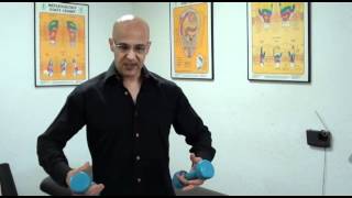 InterscapularRhomboid Exercise for Neck Pain Pinched Nerves Rounded Shoulders  Dr Mandell [upl. by Feld]