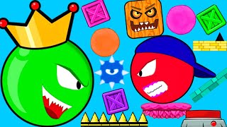 Juegos para Niños  Red Hero Ball vs Green King nivel 1 al 30 Easy  Videos para Niños [upl. by Akimak]