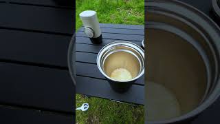 Brewing Colombian Coffee Outdoors with WACACO Minipresso NS2 and Cute Dog Visitor Shorts asmr [upl. by Noizneb802]