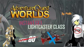 AQW  Instant Get LightCaster Class without Quest and Work for All Level [upl. by Haet506]